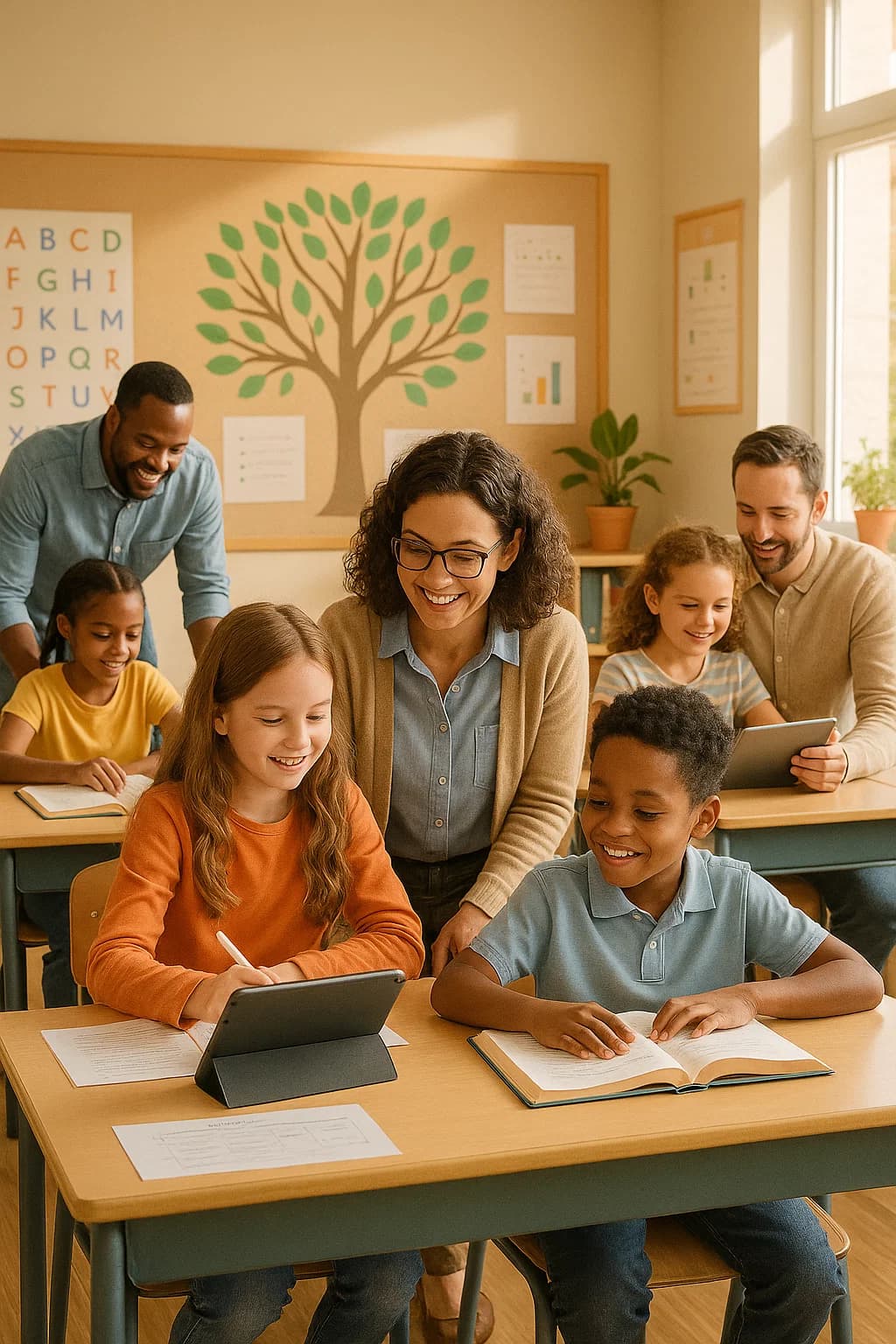 School related AI image