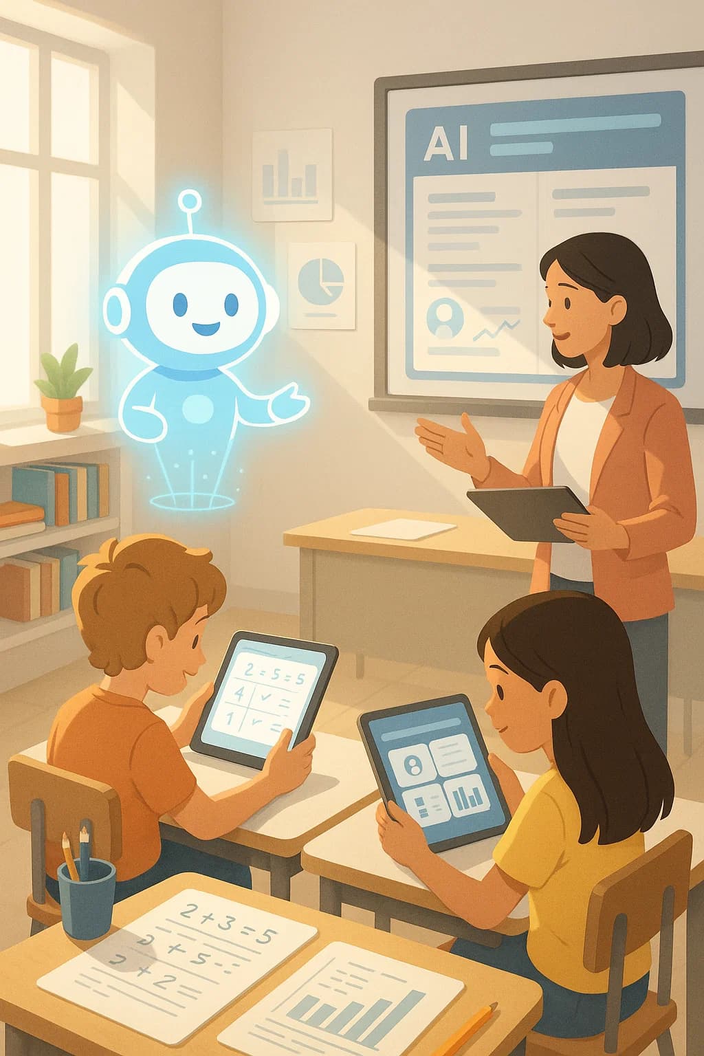 AI generated learning illustration